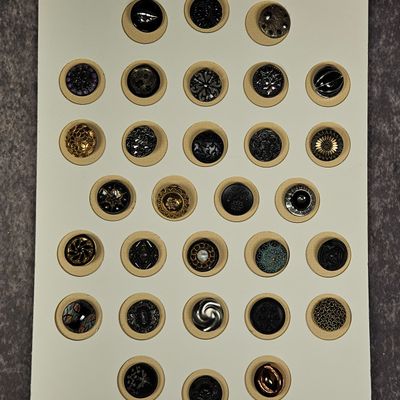 A Collection of Victorian and Early Twentieth Century Glass and Mixed Metal Buttons