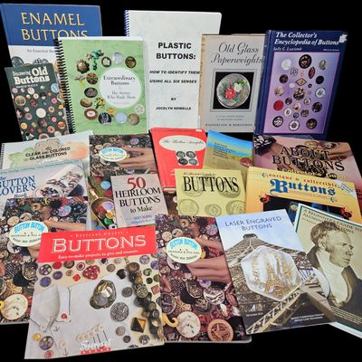 Sale Photo Thumbnail #356: A Collection of Button Collecting Reference Books and Specialized Identification Guides