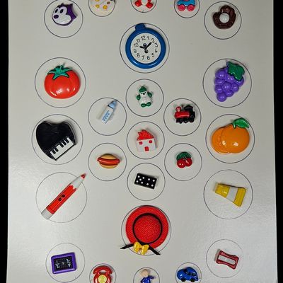 A Collection of Miniature Plastic Novelty Shank Buttons