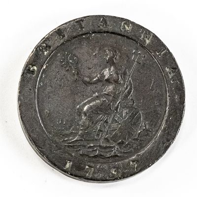 Sale Photo Thumbnail #22: 1797 Great Britain George III 40mm Cartwheel SOHO