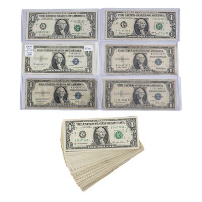Sale Photo Thumbnail #25: (41)2003 $1 Dollar STAR FRN 1935 $1 Silver Certs +