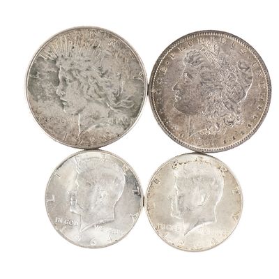 Sale Photo Thumbnail #24: 1928-S Key Date Peace Silver Dollar 1900-O Morgan+