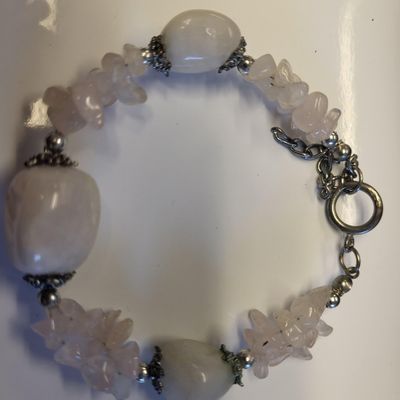 Rose Quartz Gemstone Bracelet