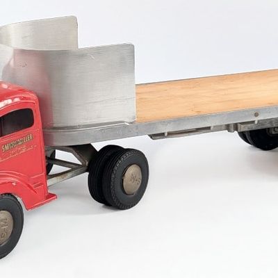 Smith Miller GMC Truck with Flatbed Trailer