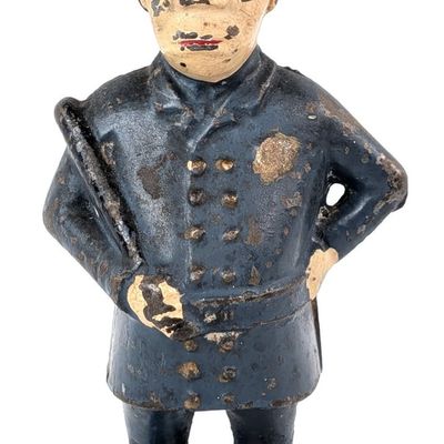 Cast Iron Policeman Still Bank