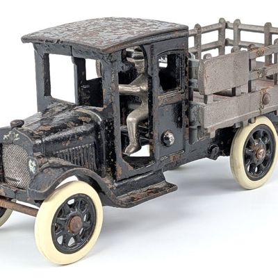 Arcade Cast Iron Chevy Stake Bed Delivery Truck