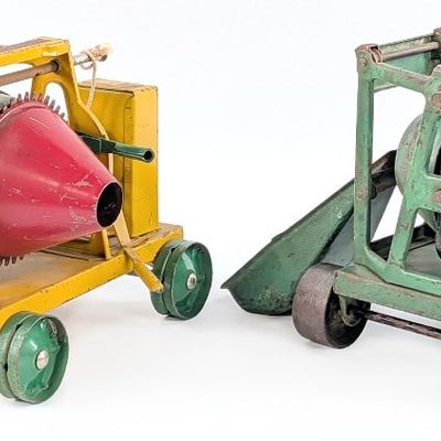 (2) Buddy L Concrete Mixer