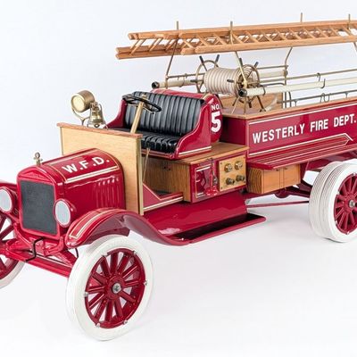 King K Custom Ford Model T Westerly Fire Dept. Ladder Truck