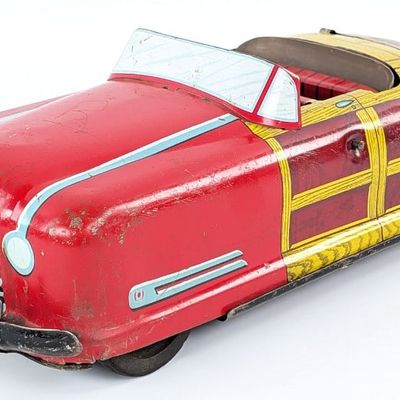 Wyandotte Tin Litho Woody Convertible