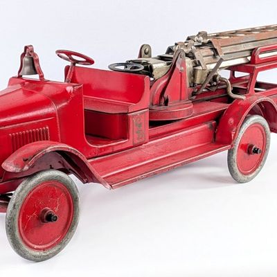 Original Buddy L Aerial Ladder Fire Truck