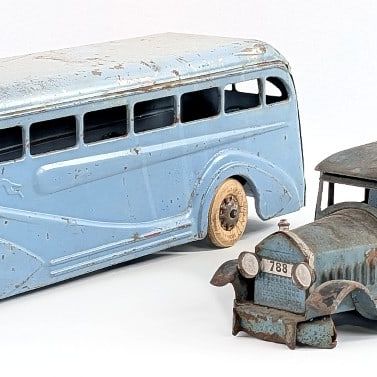 (2) Kingsbury Bus Toys