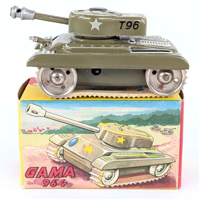 GAMA Tin Windup T96 Army Tank