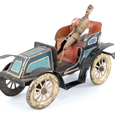 Issmayer Tin Flywheel Driven Runabout