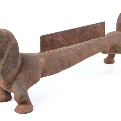 Cast Iron Dachshund Boot Scraper