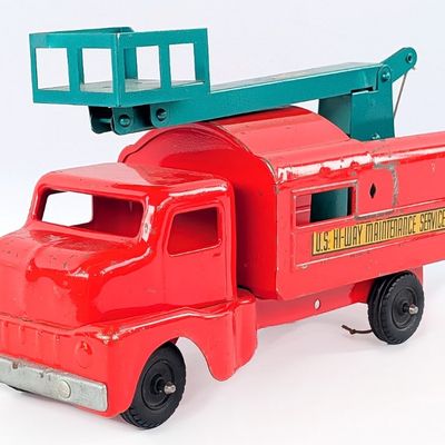 Original Structo U.S. Hi-Way Maintenance Service Truck