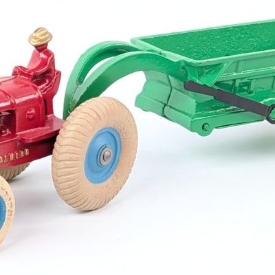 Arcade Allis-Chalmers Tractor with Bottom Dump Trailer