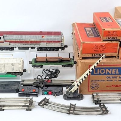 Lionel Lackawanna Set No. 2223W with Boxes