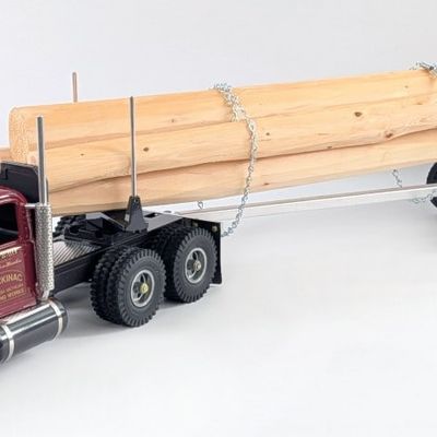 Fred Thompson Smith Miller Mackinac Logging Works B Mack Log Truck