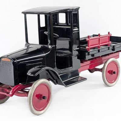 Restored Buddy L Lumber Hauler Truck