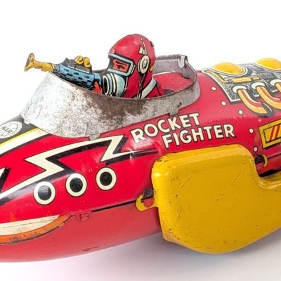 Marx Tin Windup Flash Gordon Rocket Fighter