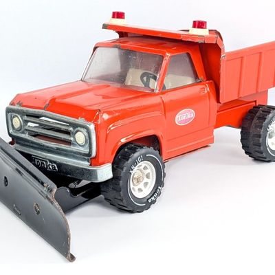 Original Tonka Dodge Dump Truck with Plow