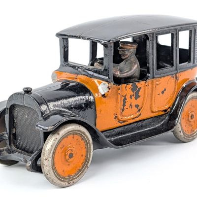 Arcade Cast Iron Yellow Cab Taxi