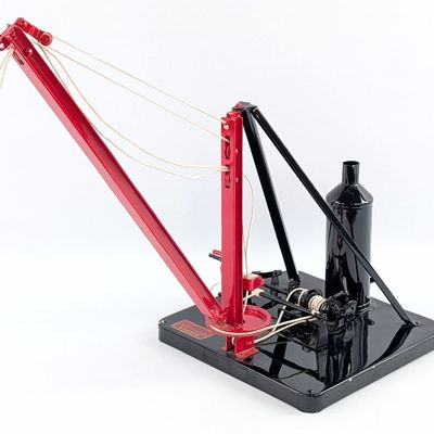 Restored Buddy L Large Derrick On Base