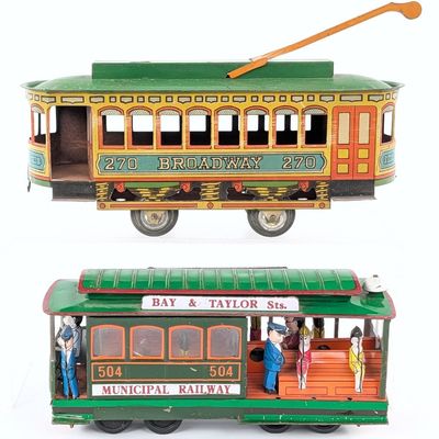 J. Chein & Co. Broadway 270 & Municipal Railway Trolley Cars