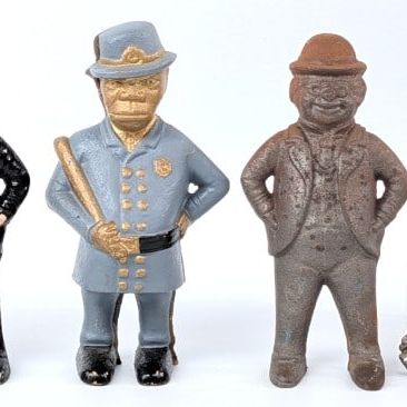 Foxy Grandpa, Police Officer Bank, and American Bulldog Cap Gun