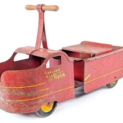 Original Garland Red Flyer Ride On Dump Truck