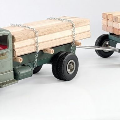 Smith Miller L Mack Lumber Hauler Truck with Trailer