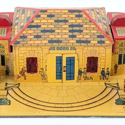 Marx Tin Litho Grand Central Station Railroad