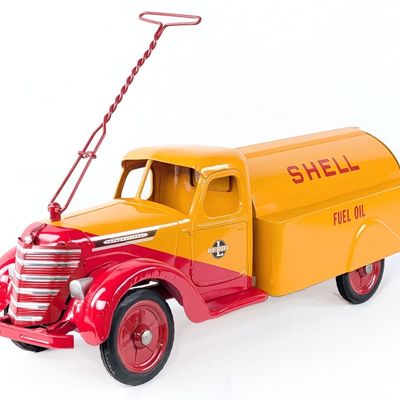 Restored 1938 Buddy L International Shell Tanker Truck