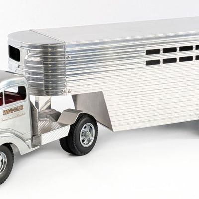 Fred Thompson Smith Miller GMC Truck w/ Livestock Trailer