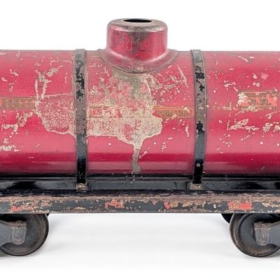 Original Buddy L Outdoor Railroad Red Tank Car