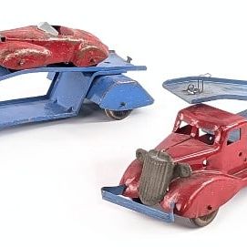 Marx Car Carrier Trucks with Cars
