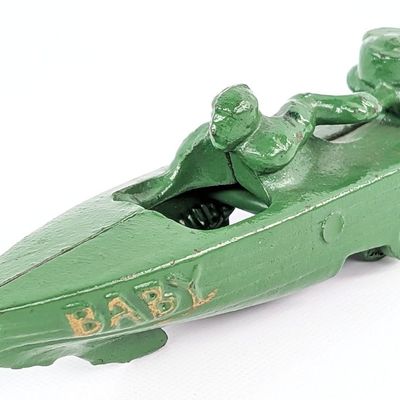 Hubley Cast Iron Baby Speed Boat