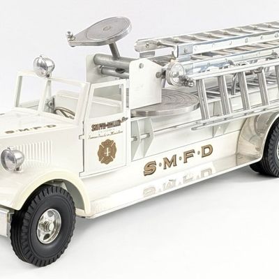 Fred Thompson Smith Miller MIC SMFD Aerial Ladder Truck - White