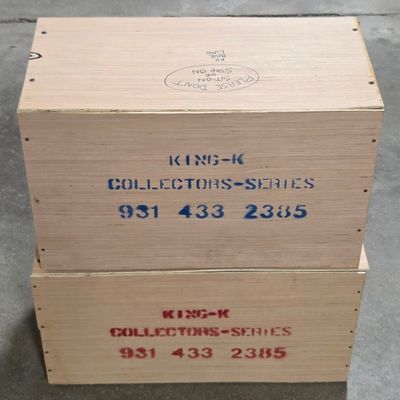 (2) King K Toy Boxes