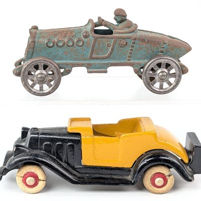 Hubley Take-A-Part Roadster and AC Williams Racer