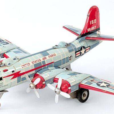 Japan Tin Friction U.S. Air Force Boeing B50D Superfortress Plane
