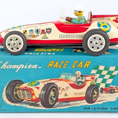ATC Japan Tin Friction Champion Race Car w/ Box