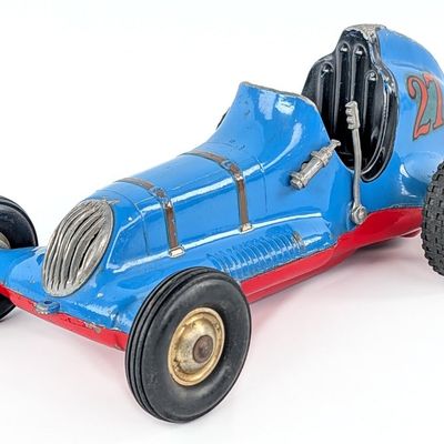 Roy Cox Thimble Drome Champion #27 Racer - Blue