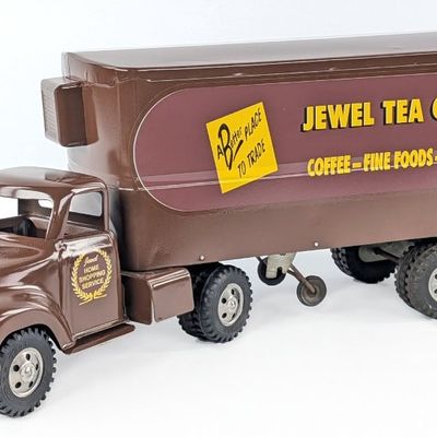 Restored Tonka Jewel Tea Co. Inc. Truck and Trailer