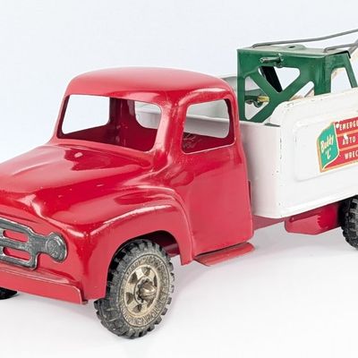 Original Buddy L Emergency Auto Wrecker Tow Truck