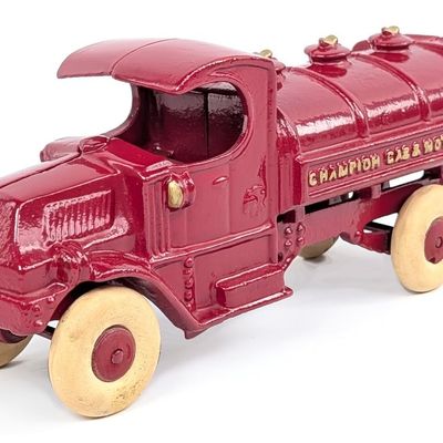 Champion Cast Iron Champion Gas & Motor Oil Tank Truck