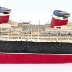 Handcrafted United States SS Ocean Liner Model Ship Replica