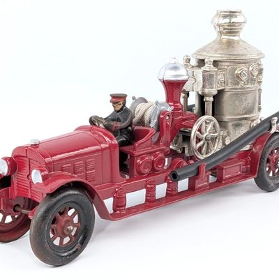 Kenton Cast Iron Fire Pumper Truck