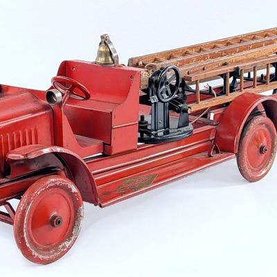 Kelmet White "Big Boy" Aerial Ladder Fire Truck