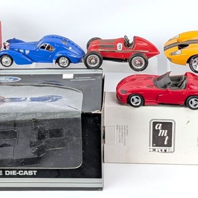 Schuco Windup Racers, Dodge Viper, and 1/18 Ford GT